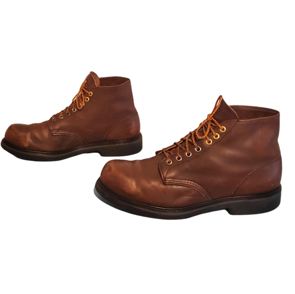 Red Wing Shoes Other - Vintage Red Wing Lace-Up Ankle Boots Men's Size 11B, Made In USA